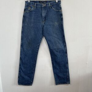 Wrangler Jeans Mens 32 X 34‎ Blue George Strait Cowboy Cut Original Fit Western